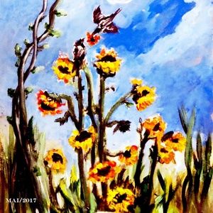 The Climbing Sun Flowers by Magic beans